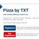 Image for article titled Domino's Launches Pizza by TXT in UK